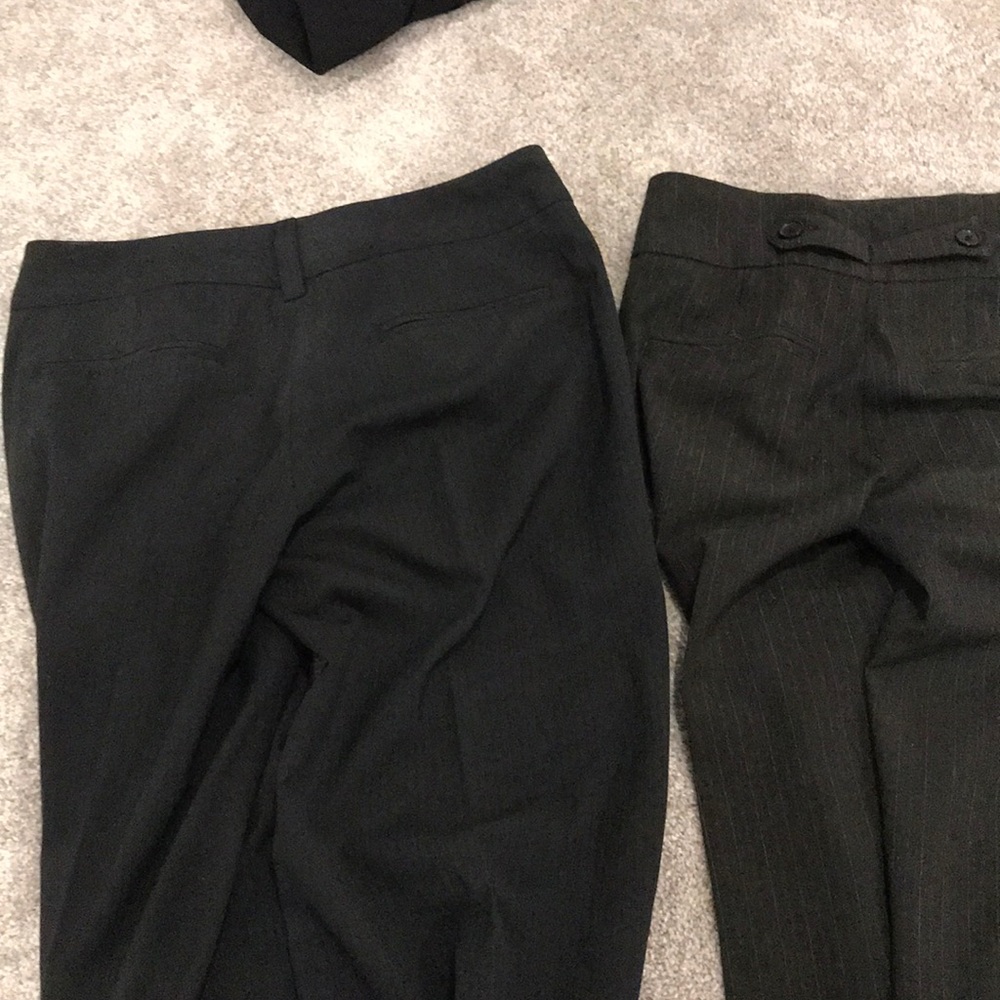 2 pairs of black dress paints with pinstripes - Picture 5 of 7
